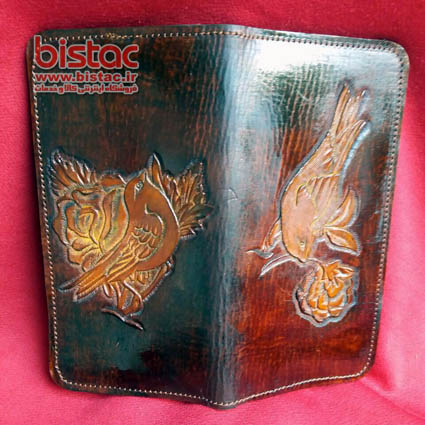 Men's wallet Leather Emerald-bistac-ir00