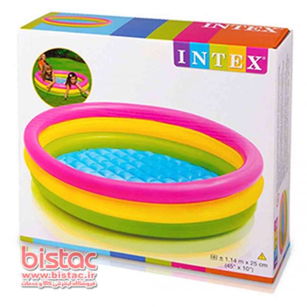 Intex 114-25 Inflatable Pool-bistac-ir