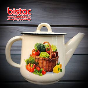 One liter enamel teapot-bistac-ir02