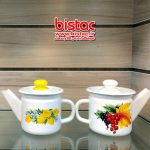 One liter enamel teapot-bistac-ir08