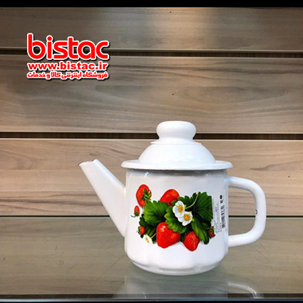 One liter enamel teapot-bistac-ir11