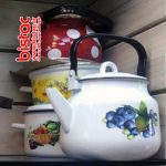 2.5 liter glazed kettle (Russia)-bistac-ir05