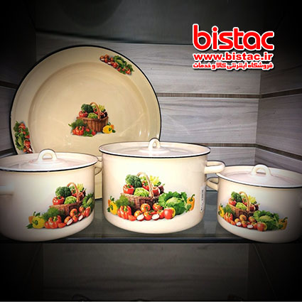 7-piece glazed service (Russia)  vegetables basket-bistac-ir00