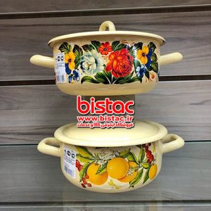1-45 liter glazed pot Steel edge -bistac-ir00(Russia)