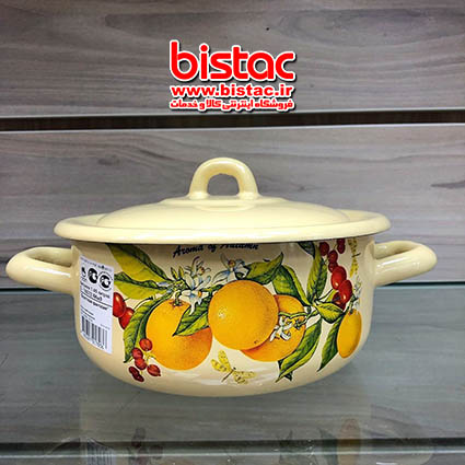 1-45 liter glazed pot Steel edge -bistac-ir01(Russia)