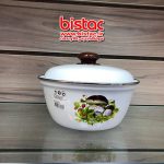 2 liter glazed Bowl withdoor (Russia)-bistac-ir05