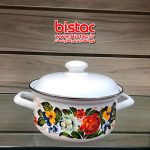 2 liter glazed pot Steel edge (Russia)-bistac-ir06