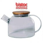 LIDOO GLASS TEA POT-bistac-ir03