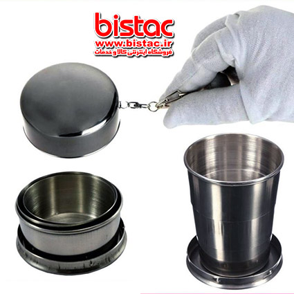PORTABLE FLODING STAINLESS STEEL GLASS-bistac-ir00
