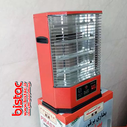 AVA 4-flame electric standing fan heater-bistac-ir05