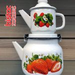 Enamel teapot and kettle service-bistac-ir00
