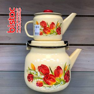 Enamel teapot and kettle service-bistac-ir01