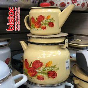 Enamel teapot and kettle service-bistac-ir02