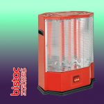 Three-flame electric standing heater-bistac-ir04