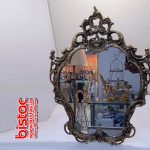 Large bronze crescent mirror-bistac-ir00