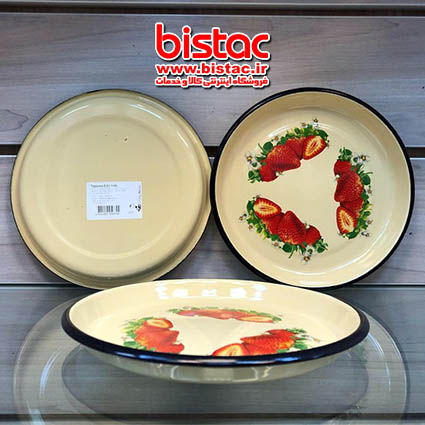   Plate ate rice Glazed  22Cm (Russia)-bistac-ir00